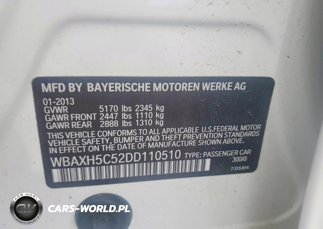 2013 BMW 528 Xi VIN:WBAXH5C52DD110510 - 12