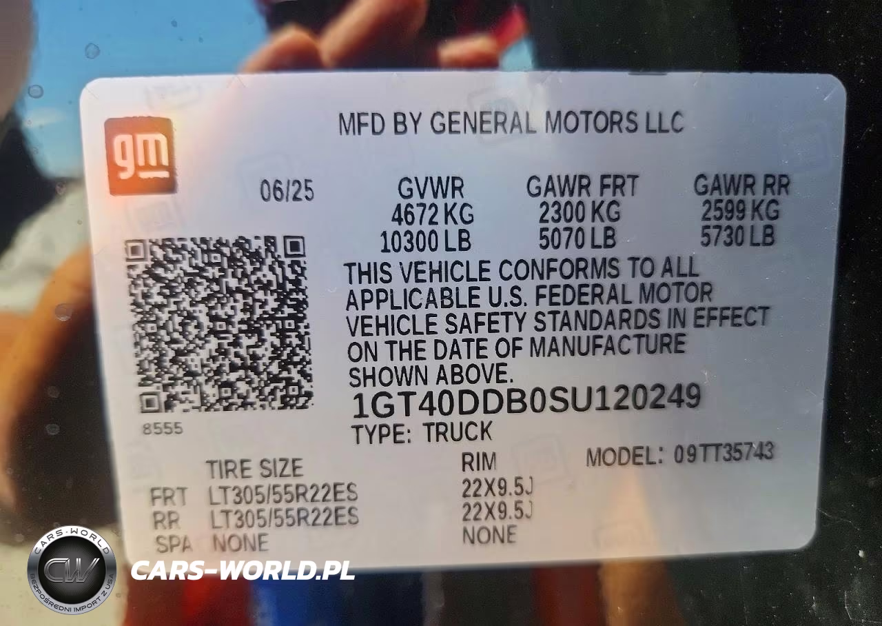 2025 GMC Hummer Pickup 3X VIN:1GT40DDB0SU120249 - 12