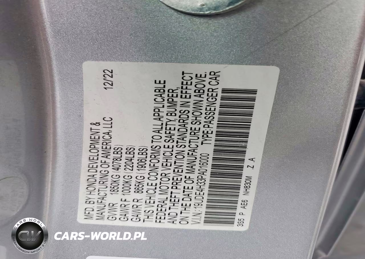 2023 Acura Integra A-Spec VIN:19UDE4H33PA016000 - 13