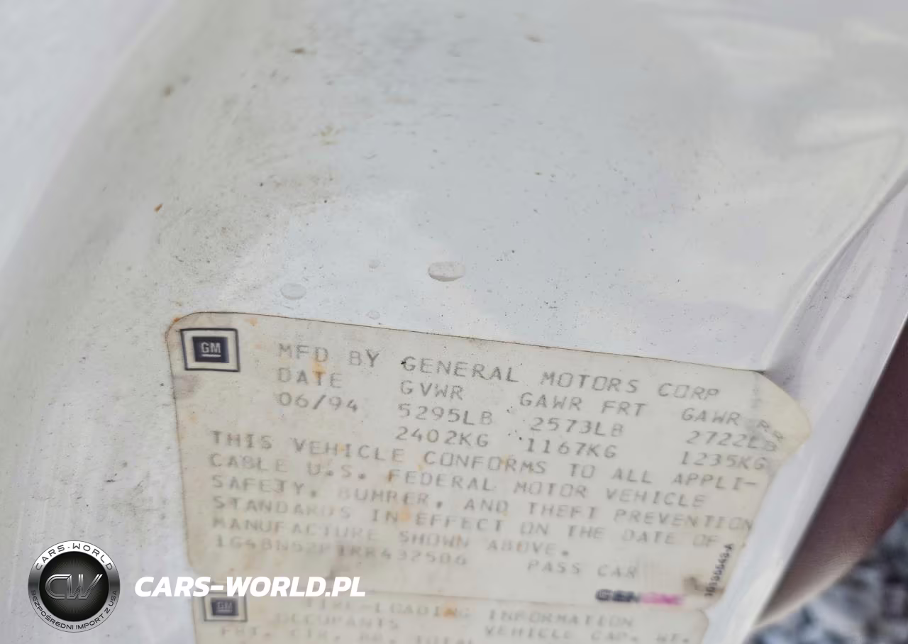 1994 Buick Roadmaster VIN:1G4BN52P1RR432506 - 12