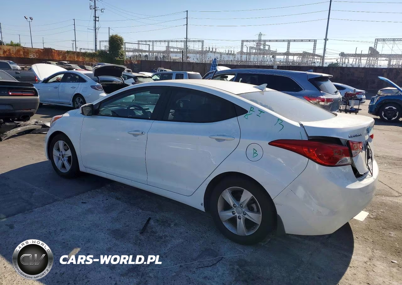 2013 Hyundai Elantra Gls VIN:5NPDH4AE7DH287390 - 2