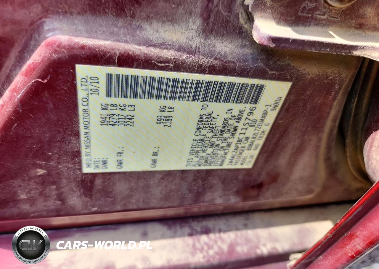2011 Nissan Altima Base-S VIN:1N4AL2AP1BC115796 - 13