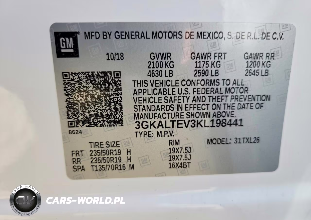 2019 GMC Terrain Sle VIN:3GKALTEV3KL198441 - 13