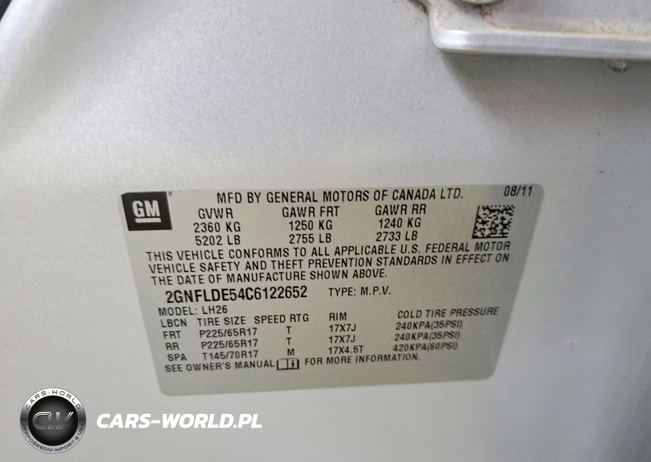 2012 Chevrolet Equinox Lt VIN:2GNFLDE54C6122652 - 12