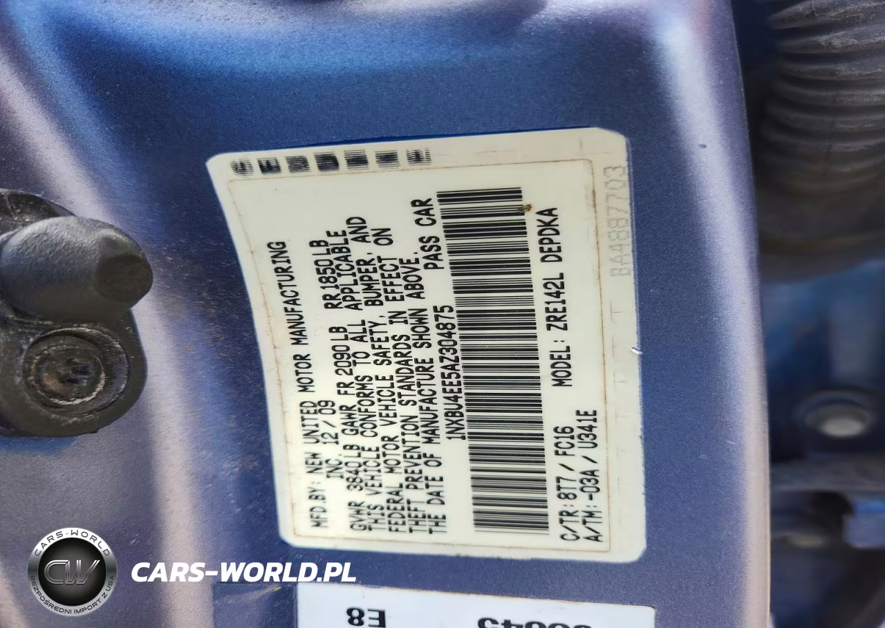 2010 Toyota Corolla VIN:1NXBU4EE5AZ304875 - 12