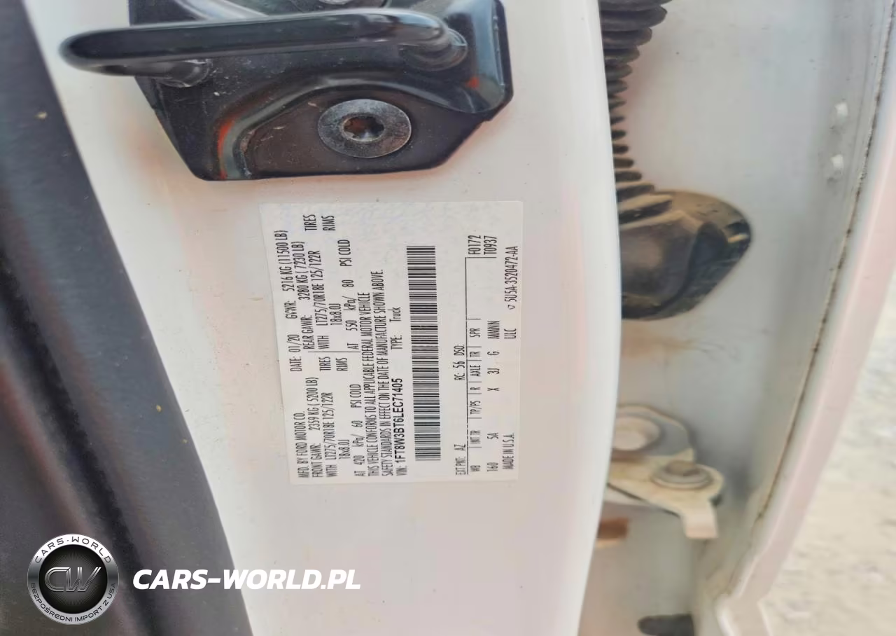 2020 Ford F350 Super Duty VIN:1FT8W3BT6LEC71405 - 12
