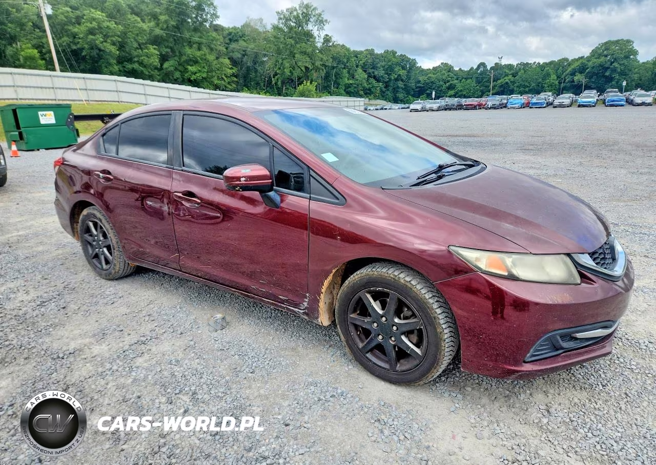 2014 Honda Civic Lx VIN:19XFB2F56EE255205 - 4
