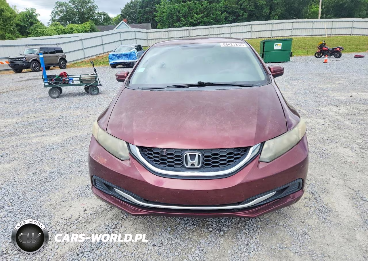 2014 Honda Civic Lx VIN:19XFB2F56EE255205 - 5