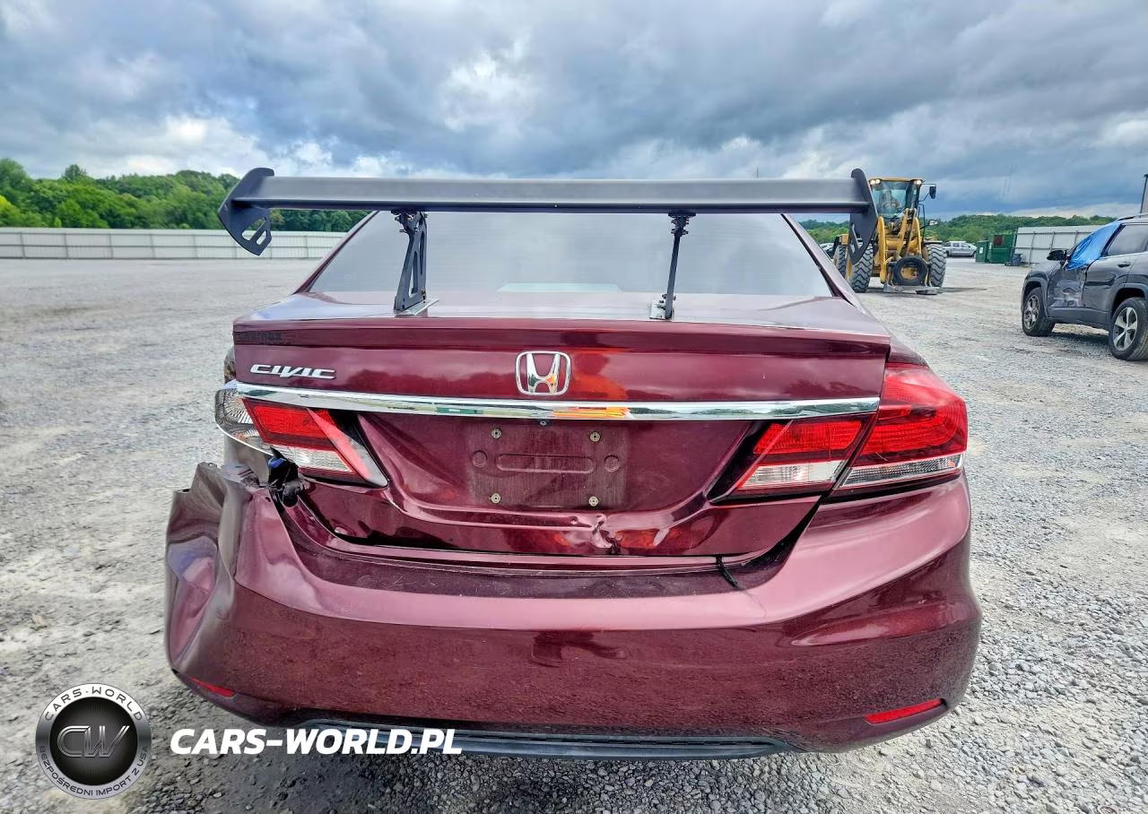2014 Honda Civic Lx VIN:19XFB2F56EE255205 - 6