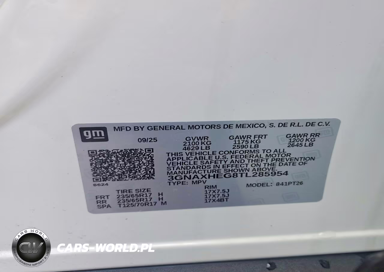 2026 Chevrolet Equinox Lt VIN:3GNAXHEG8TL285954 - 12