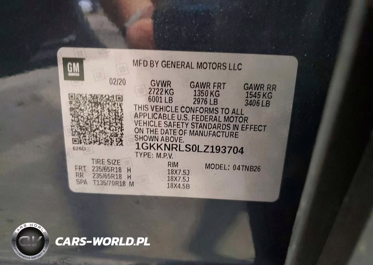 2020 GMC Acadia Sle VIN:1GKKNRLS0LZ193704 - 13