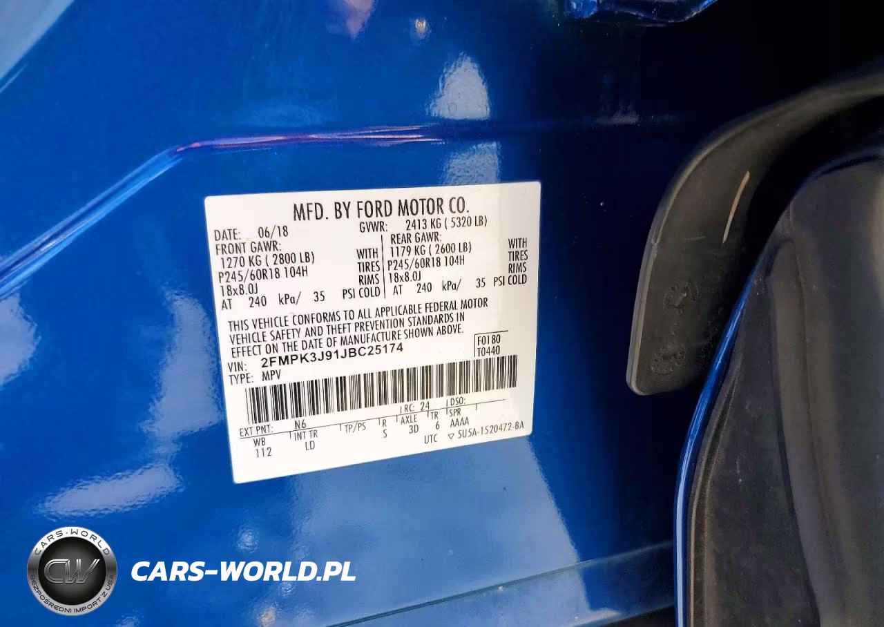 2018 Ford Edge Sel VIN:2FMPK3J91JBC25174 - 12