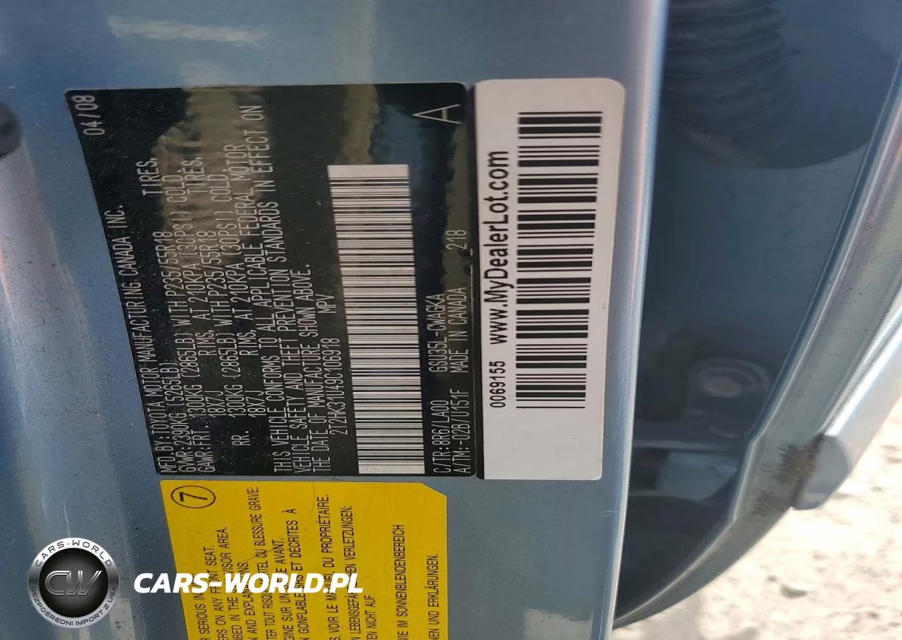 2009 Lexus Rx 350 VIN:2T2HK31U49C106918 - 12