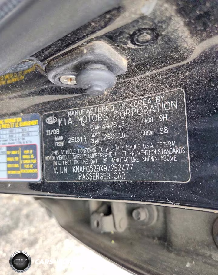 2009 Kia Rondo Base VIN:KNAFG529X97262477 - 12