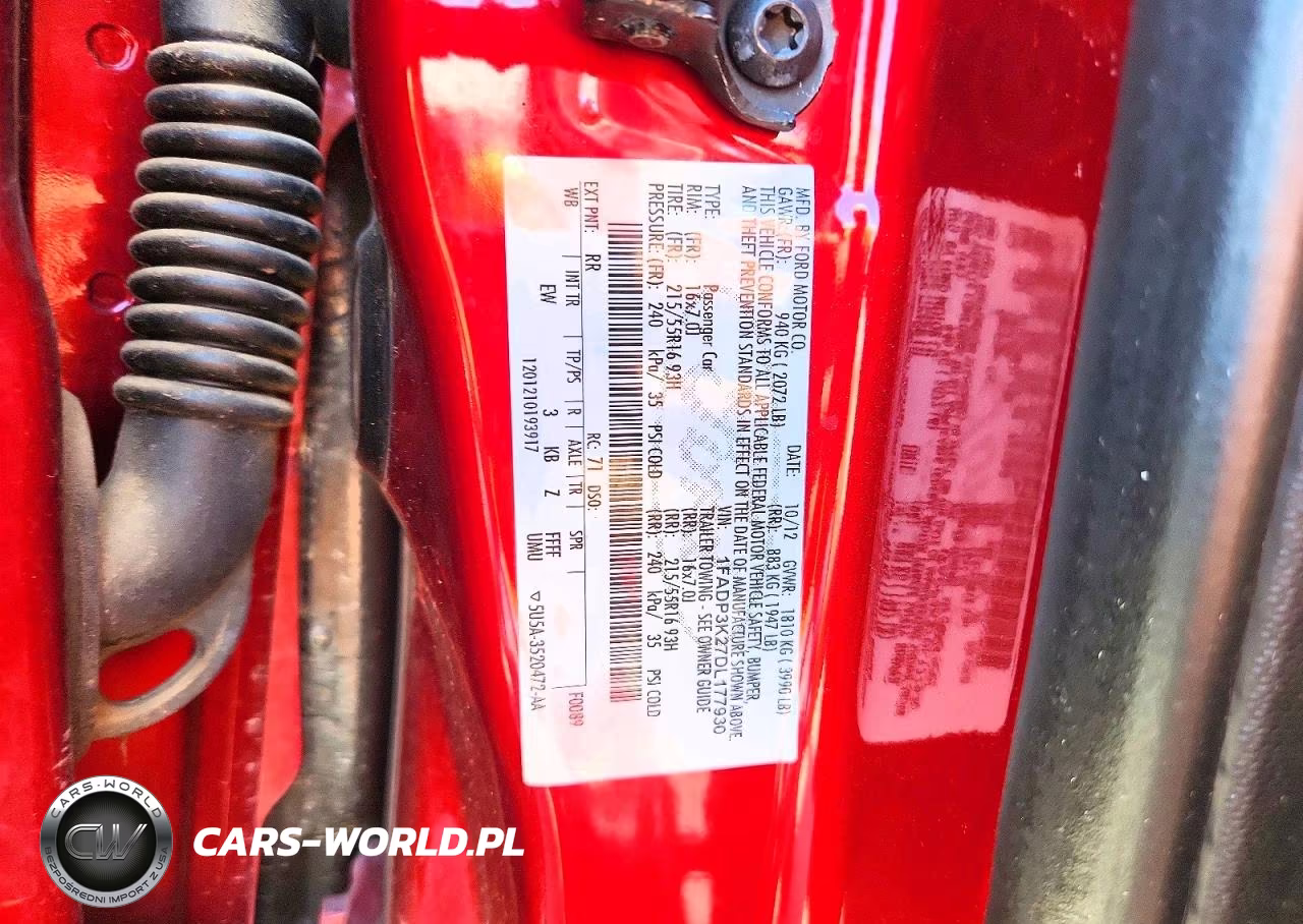 2013 Ford Focus Se VIN:1FADP3K27DL177930 - 13