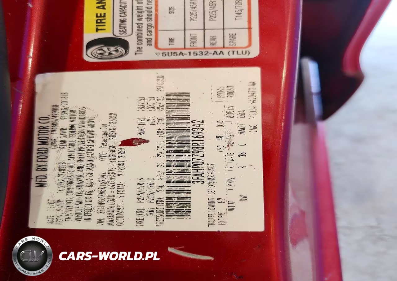 2008 Ford Fusion Se VIN:3FAHP07Z98R169342 - 12