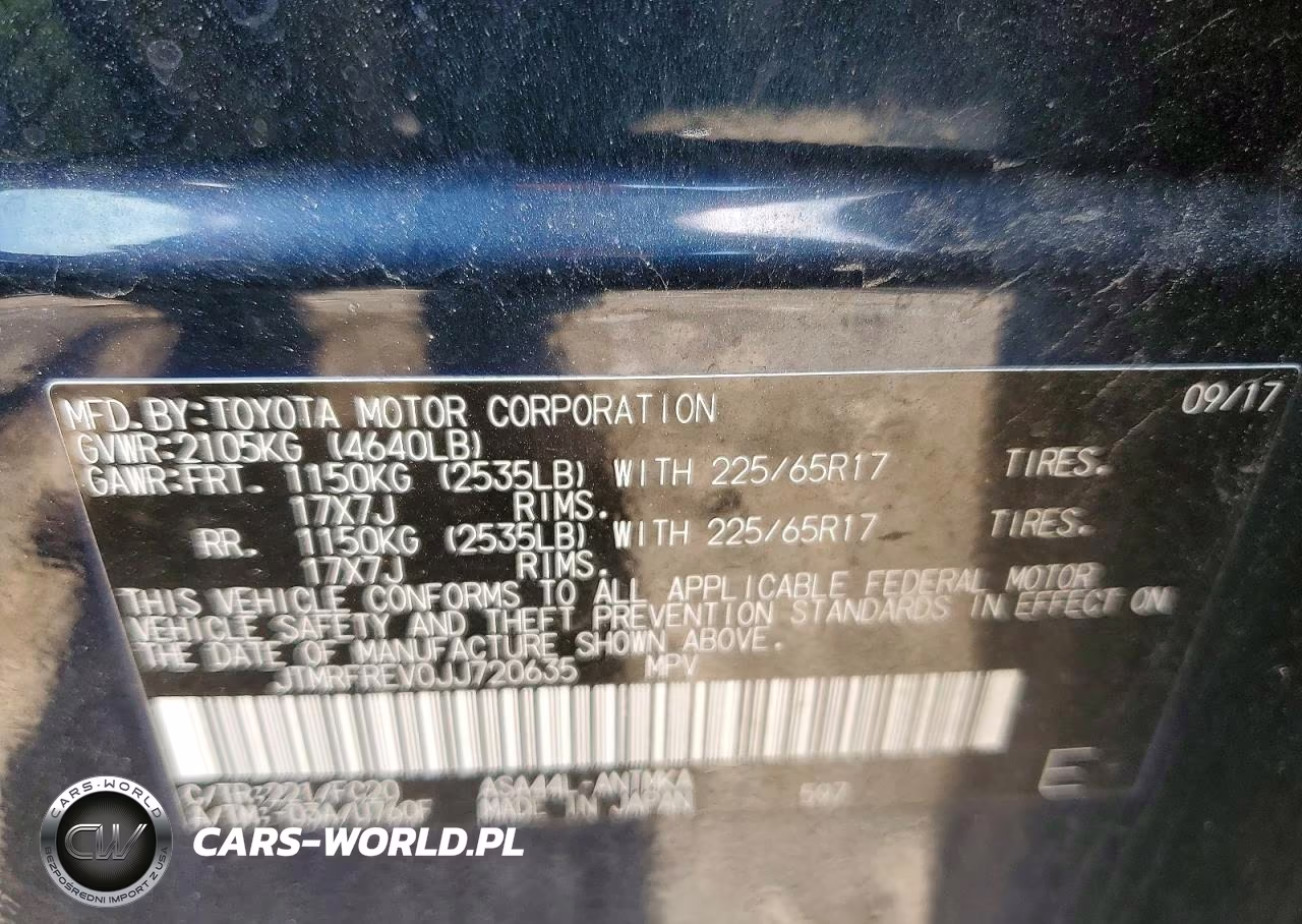 2018 Toyota Rav4 Xle VIN:JTMRFREV0JJ720635 - 12