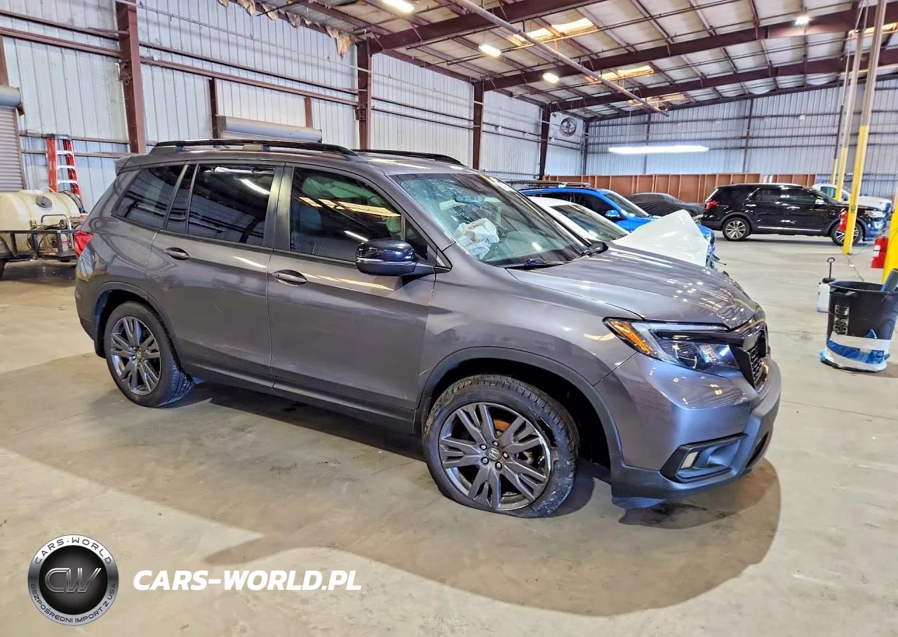 2021 Honda Passport Exl VIN:5FNYF7H51MB008917 - 4