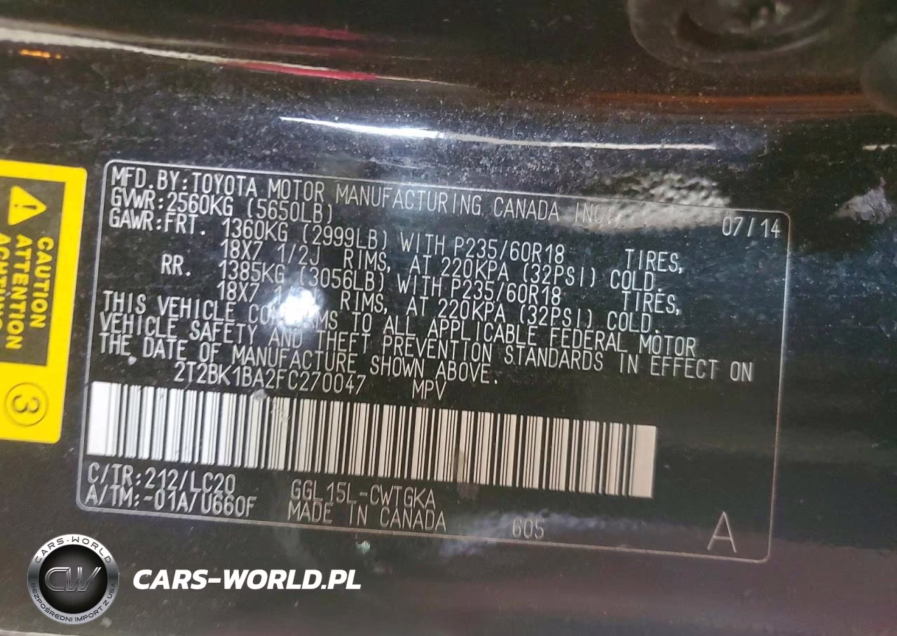 2015 Lexus Rx 350 Base VIN:2T2BK1BA2FC270047 - 13