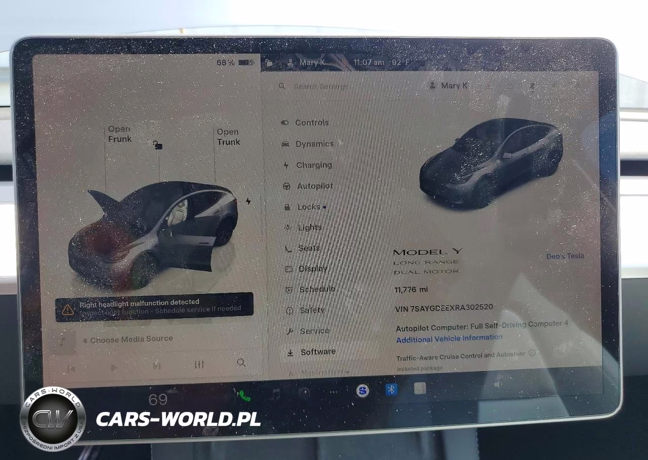 2024 Tesla Model Y VIN:7SAYGDEEXRA302520 - 9