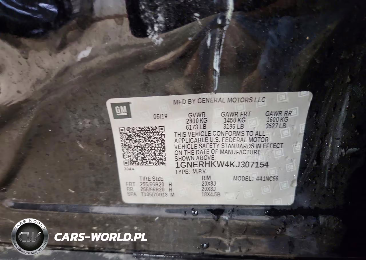 2019 Chevrolet Traverse Lt VIN:1GNERHKW4KJ307154 - 12