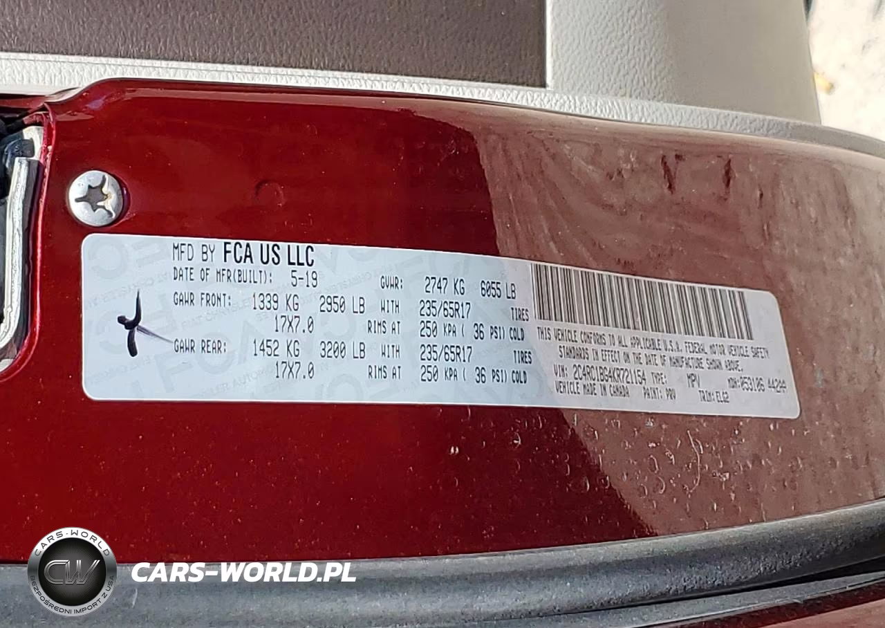 2019 Chrysler Pacifica Touring L VIN:2C4RC1BG4KR721154 - 14