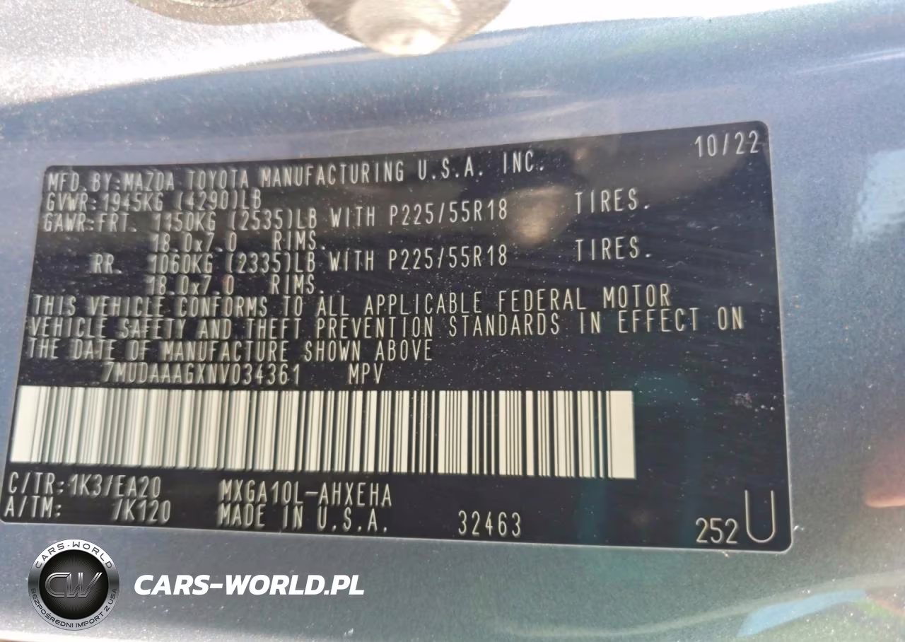 2022 Toyota Corolla Cross Xle VIN:7MUDAAAGXNV034361 - 13