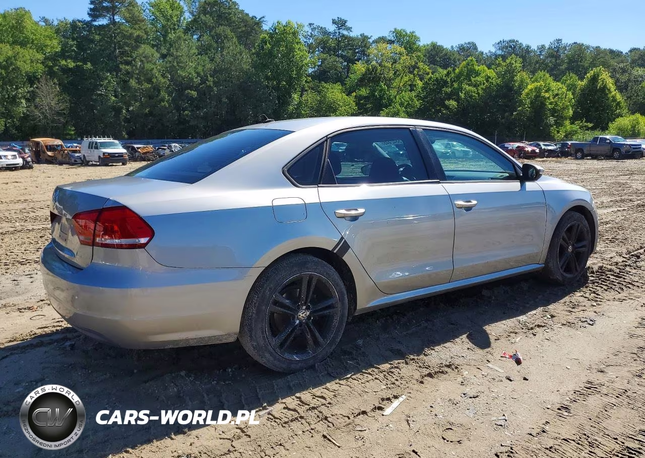2012 Volkswagen Passat S VIN:1VWAP7A32CC008246 - 3