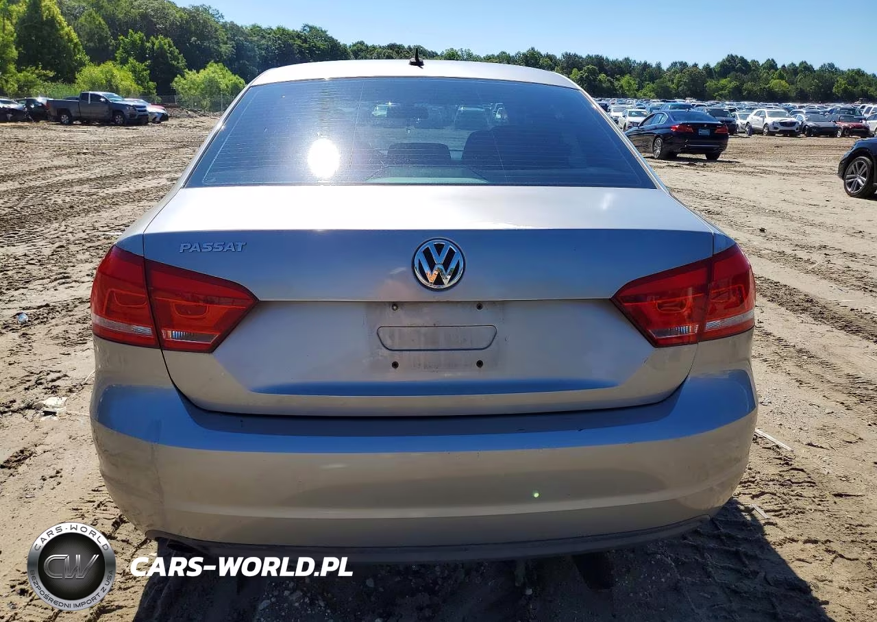2012 Volkswagen Passat S VIN:1VWAP7A32CC008246 - 6