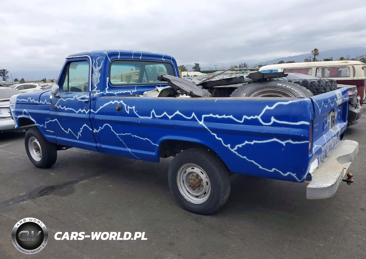 1969 Ford F250 VIN:F25YRF91276 - 2