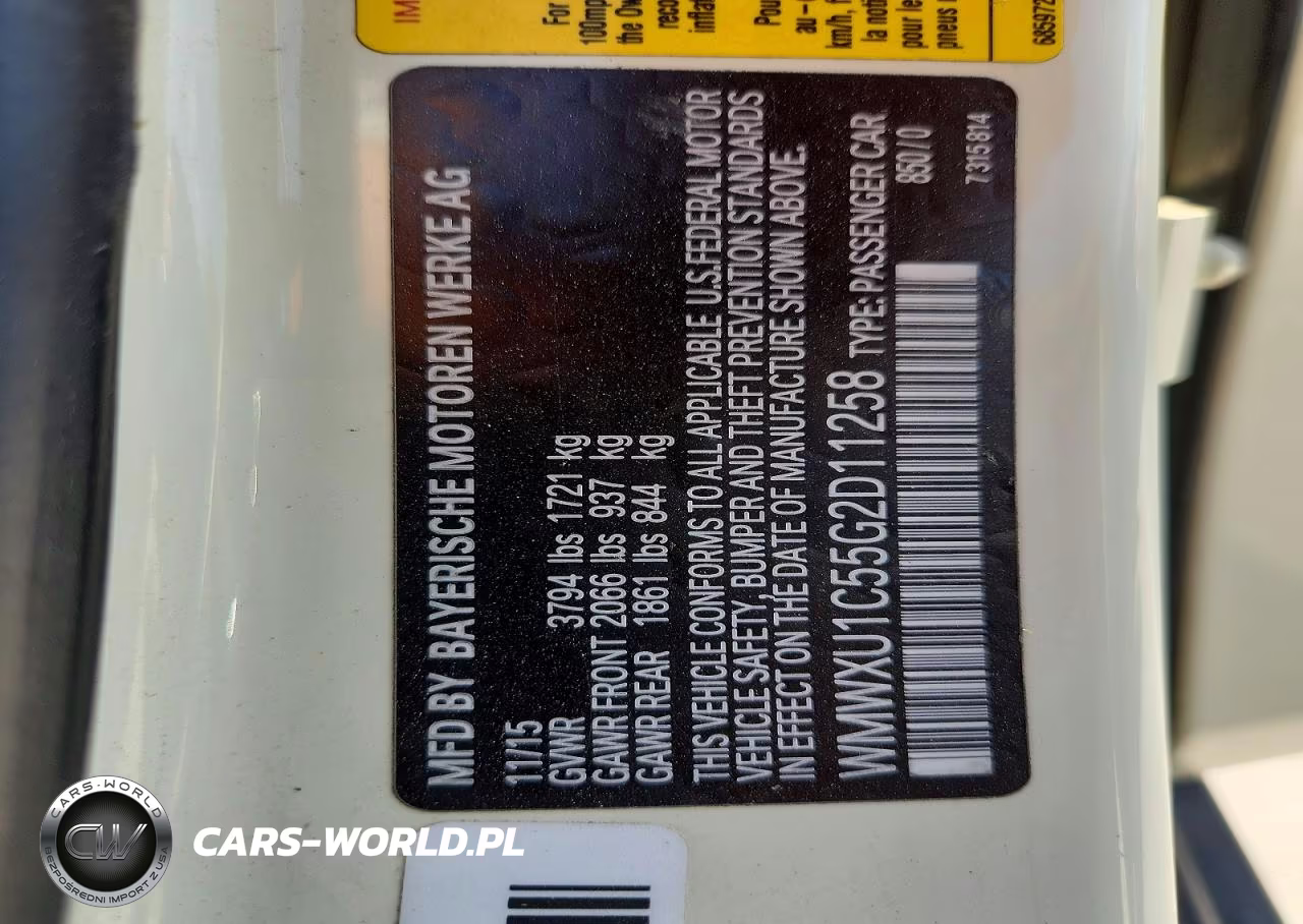2016 Mini Cooper VIN:WMWXU1C55G2D11258 - 12