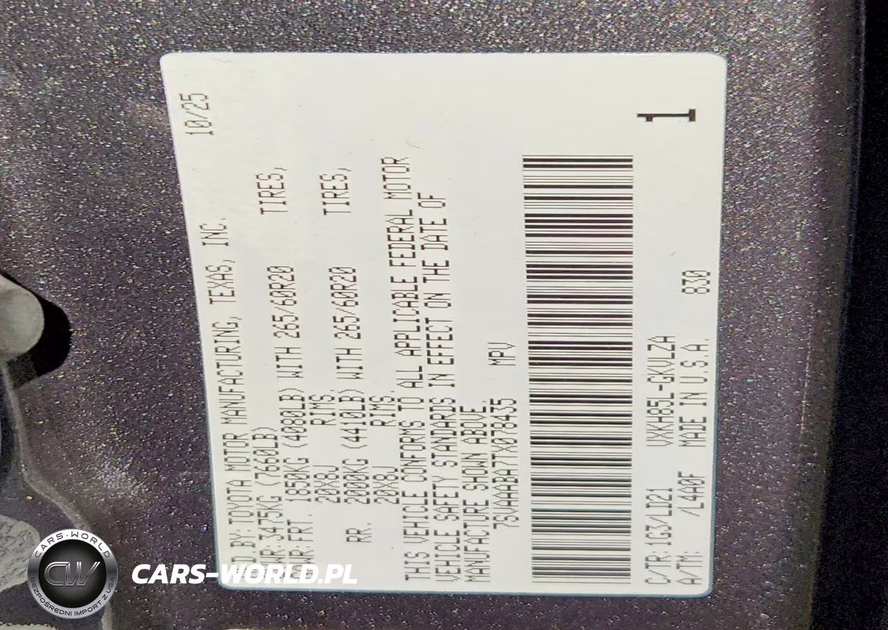 2026 Toyota Sequoia Limited VIN:7SVAAABA7TX078435 - 13