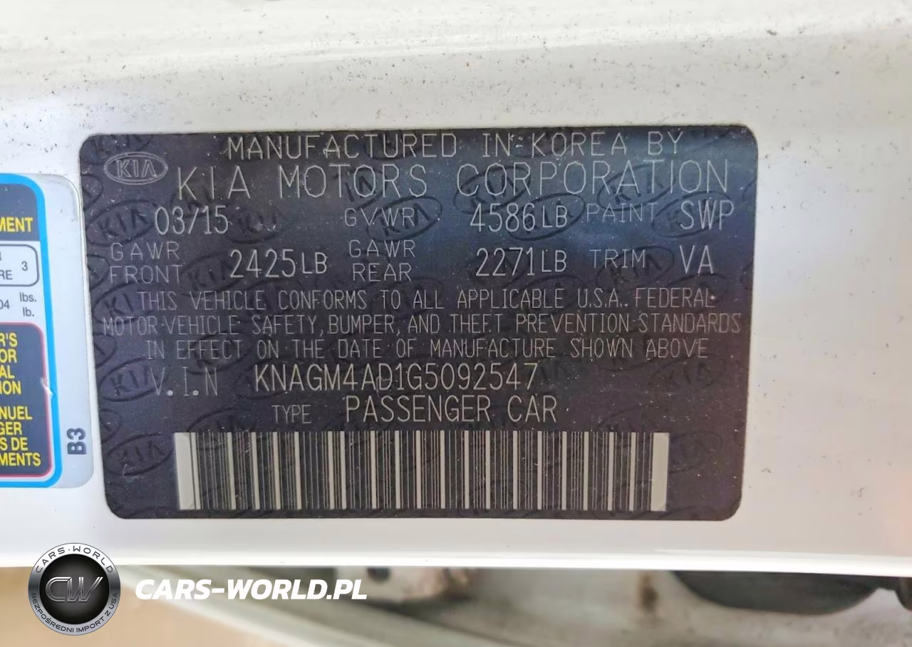 2016 Kia Optima Hybrid VIN:KNAGM4AD1G5092547 - 12