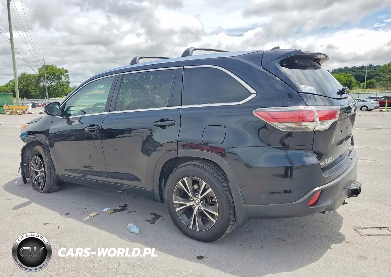 2016 Toyota Highlander Xle VIN:5TDJKRFH5GS327582 - 2