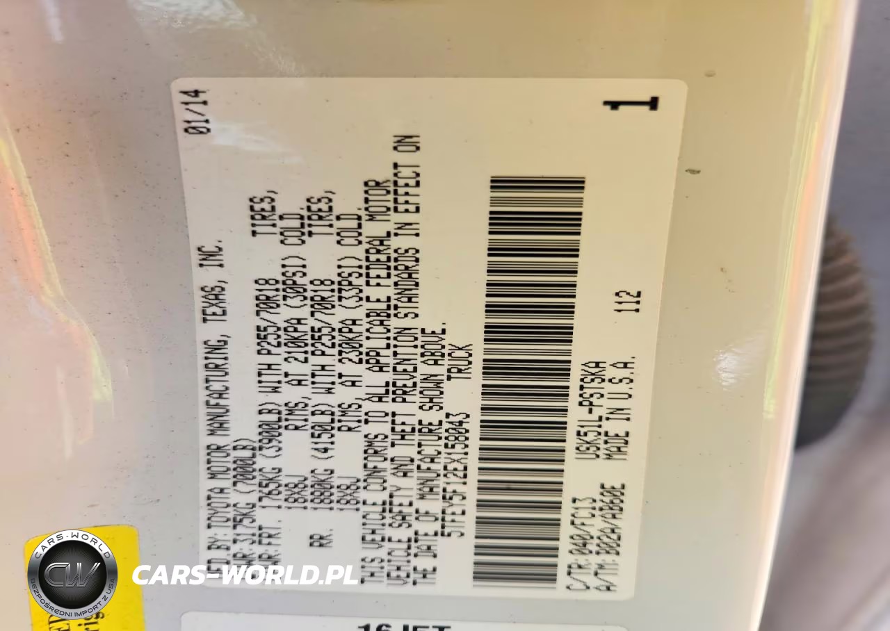 2014 Toyota Tundra Crewmax Sr5 VIN:5TFEY5F12EX158043 - 12