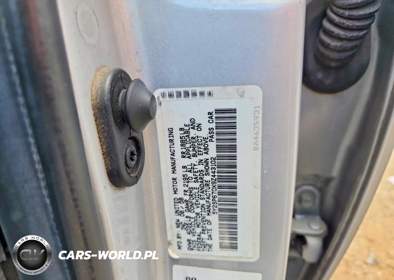 2009 Pontiac Vibe VIN:5Y2SP670X9Z443102 - 12