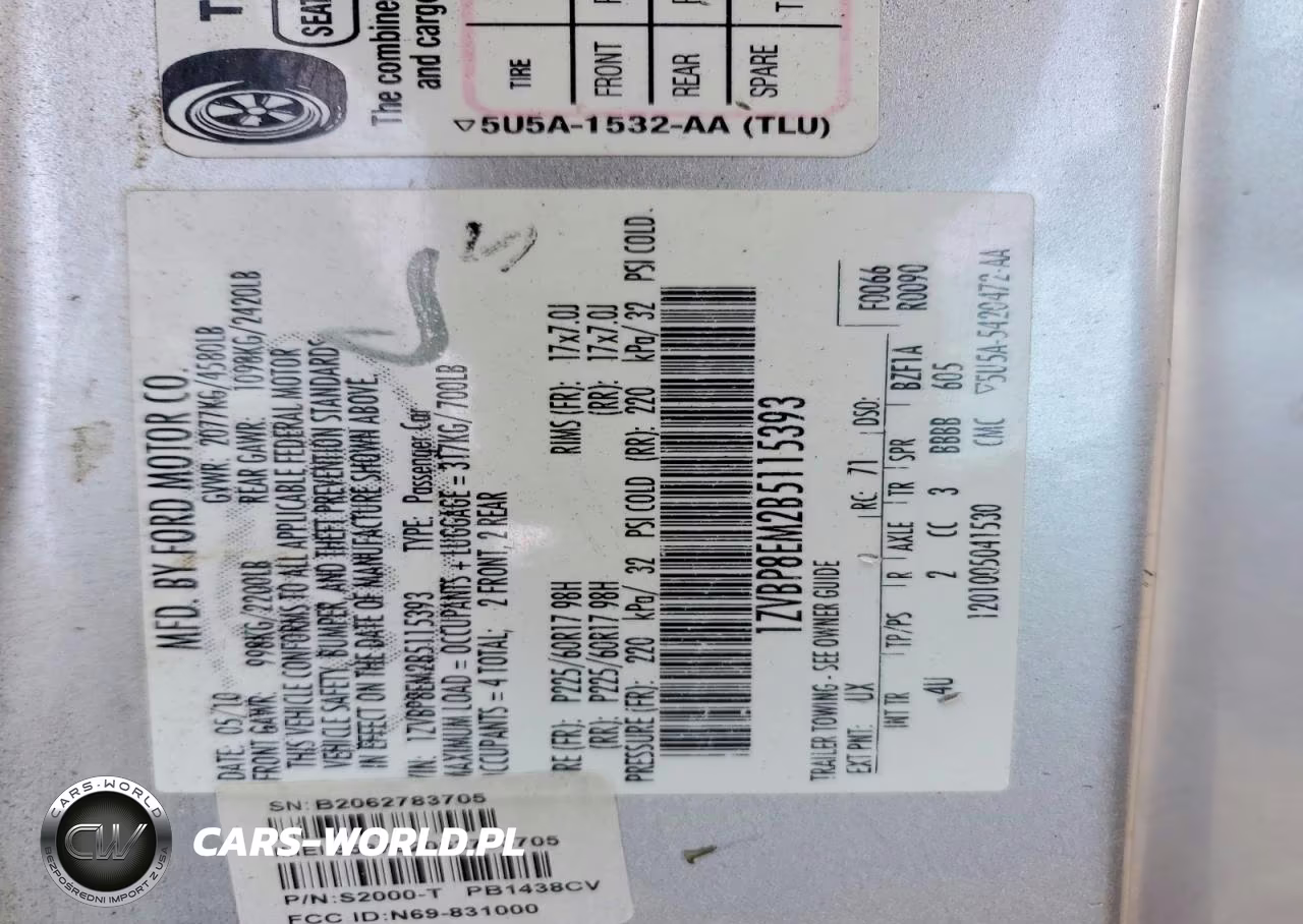 2011 Ford Mustang VIN:1ZVBP8EM2B5115393 - 12
