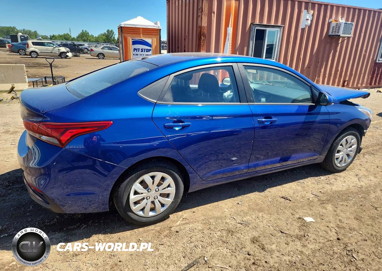 2021 Hyundai Accent Se VIN:3KPC24A66ME129021 - 3