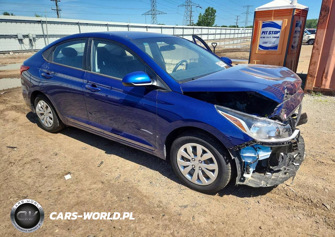 2021 Hyundai Accent Se VIN:3KPC24A66ME129021 - 4