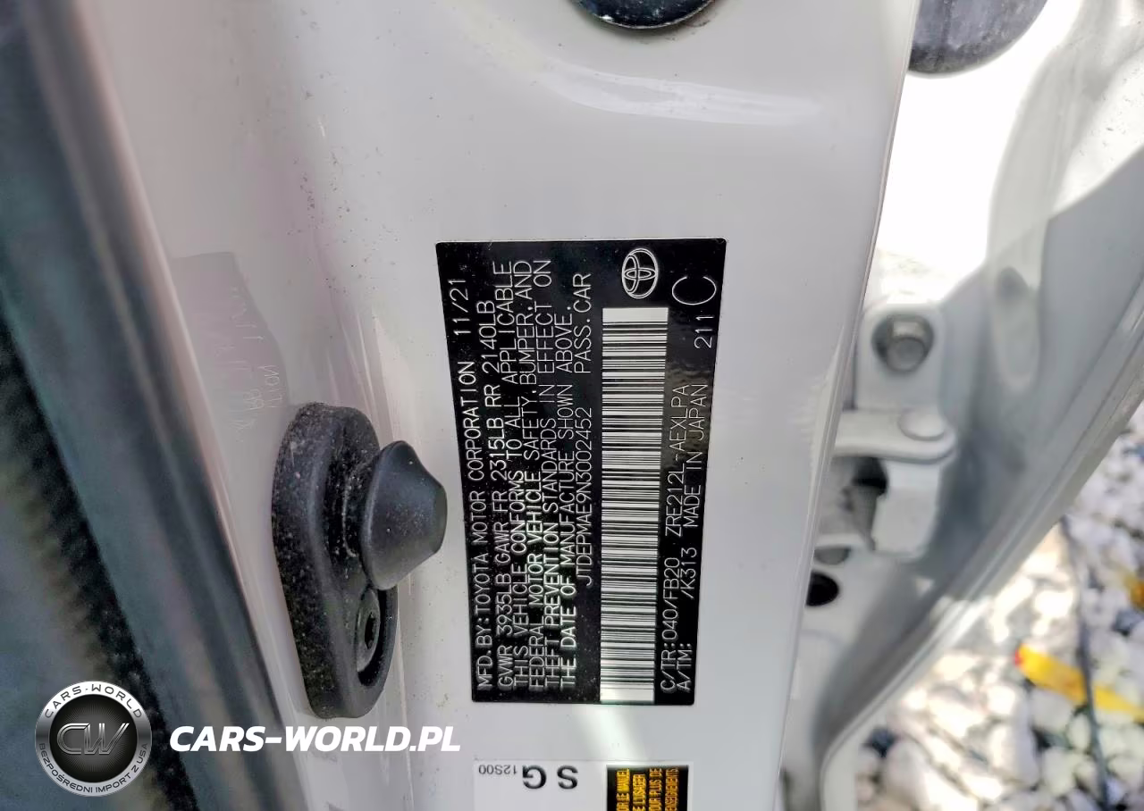 2022 Toyota Corolla Le VIN:JTDEPMAE9N3002452 - 12