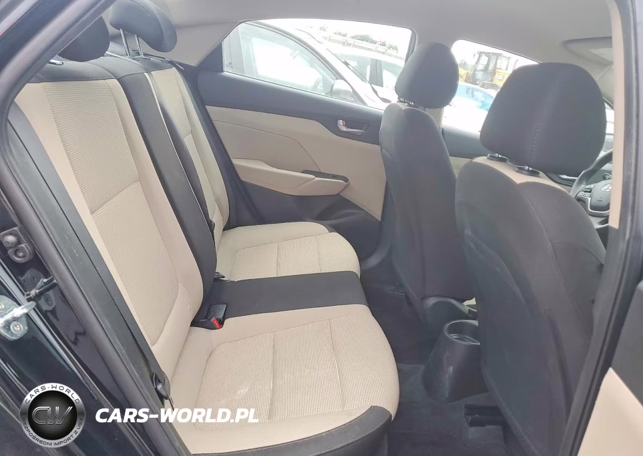 2022 Hyundai Accent Se VIN:3KPC24A62NE183157 - 10