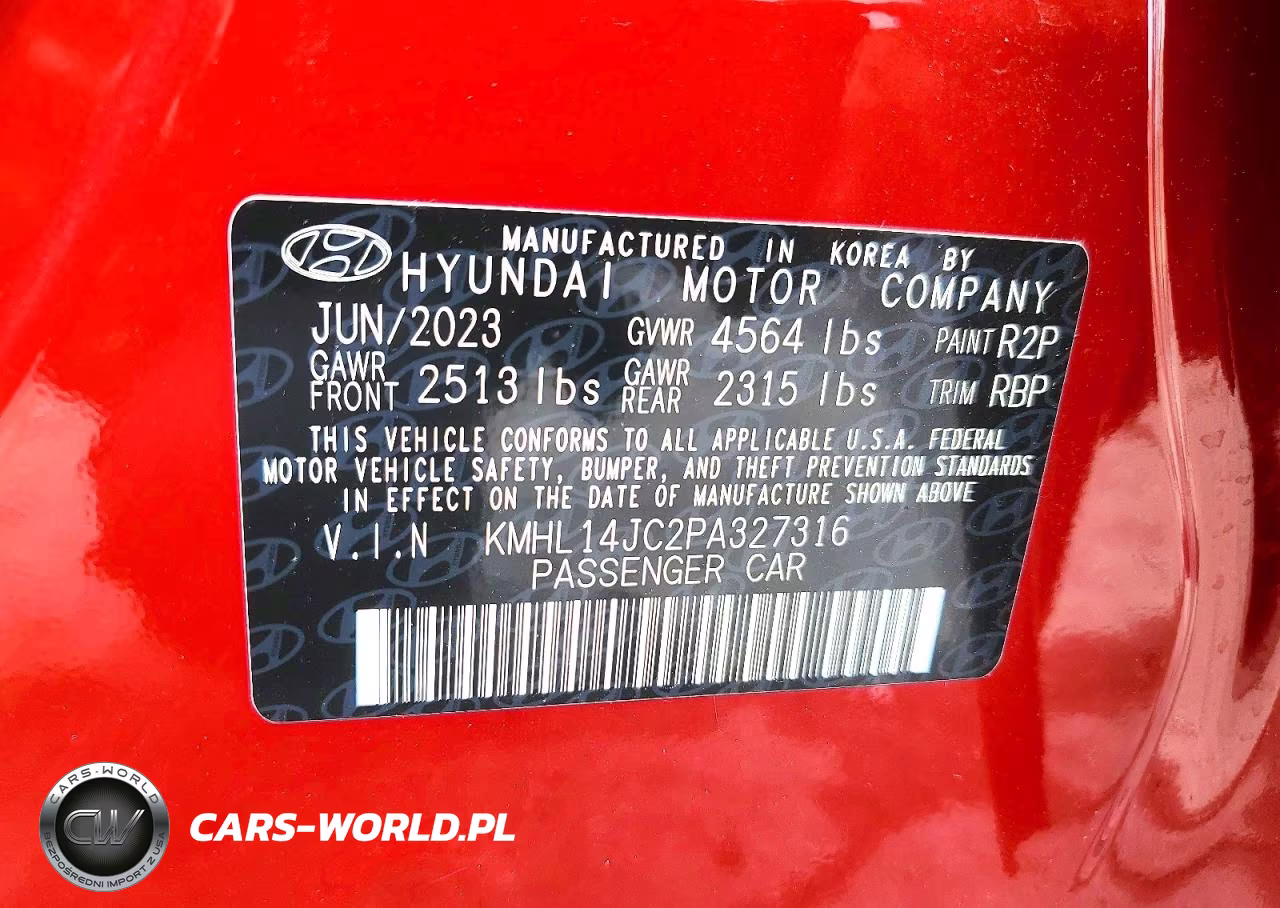 2023 Hyundai Sonata N Line VIN:KMHL14JC2PA327316 - 13