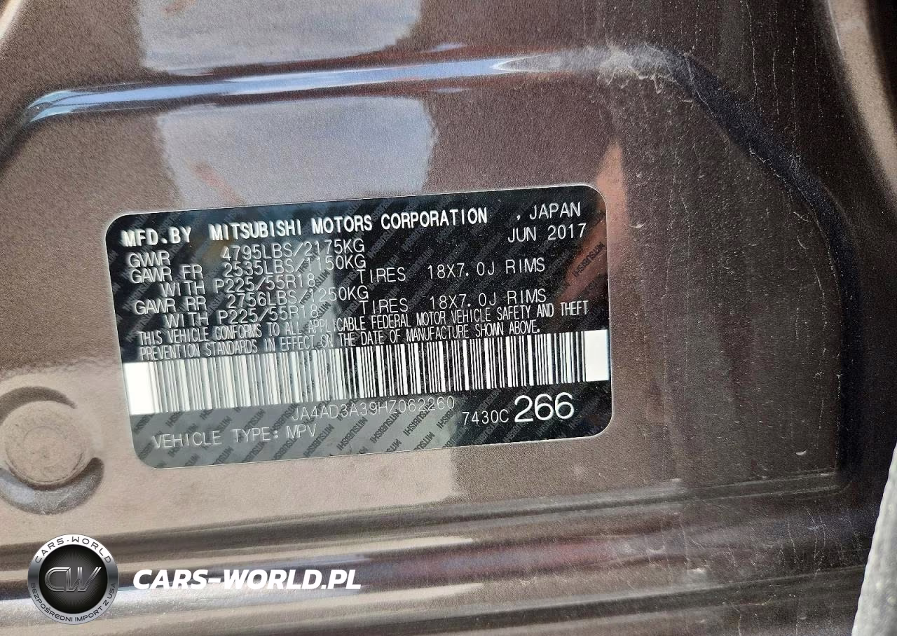 2017 Mitsubishi Outlander Se VIN:JA4AD3A39HZ062260 - 14