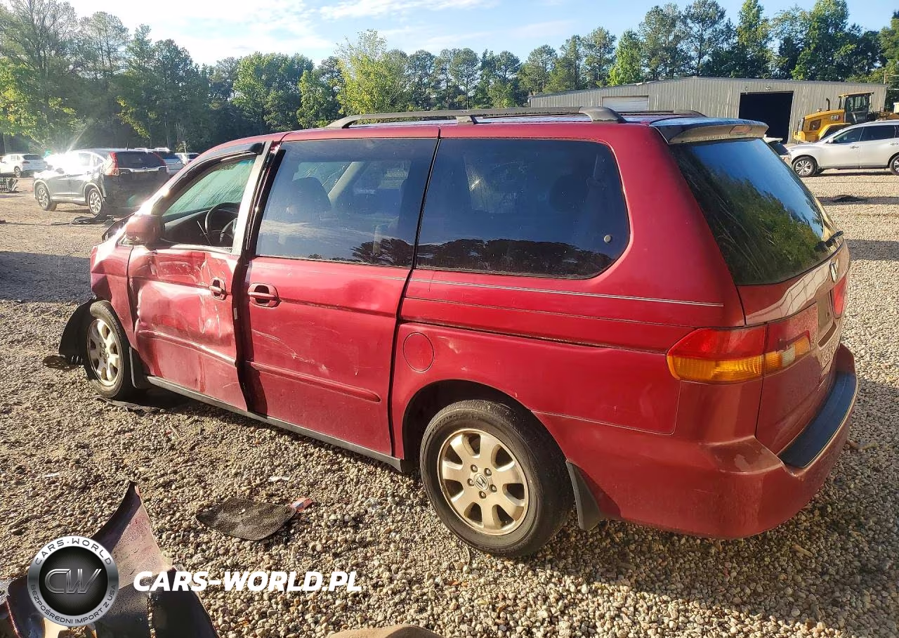 2002 Honda Odyssey Ex VIN:2HKRL18682H552011 - 2