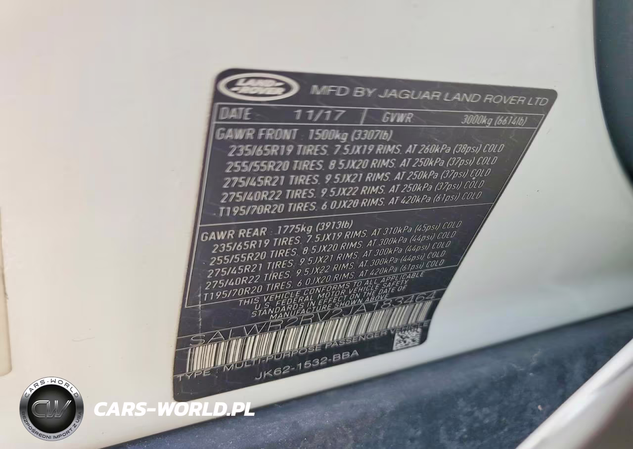 2018 Land Rover Range Rover Sport Hse VIN:SALWR2RV2JA183464 - 13