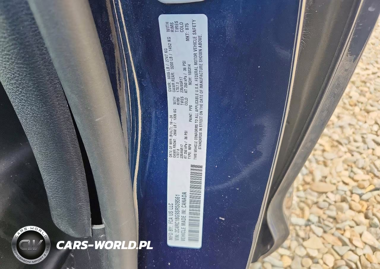 2025 Chrysler Pacifica Select VIN:2C4RC1BG9SR509561 - 13