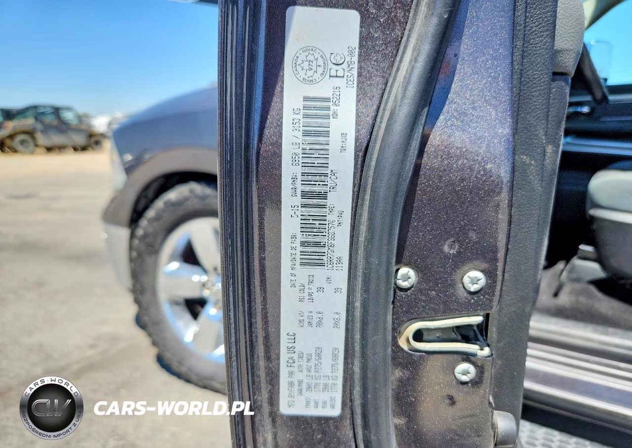 2015 Ram 1500 Slt VIN:1C6RR7GM6FS687570 - 12