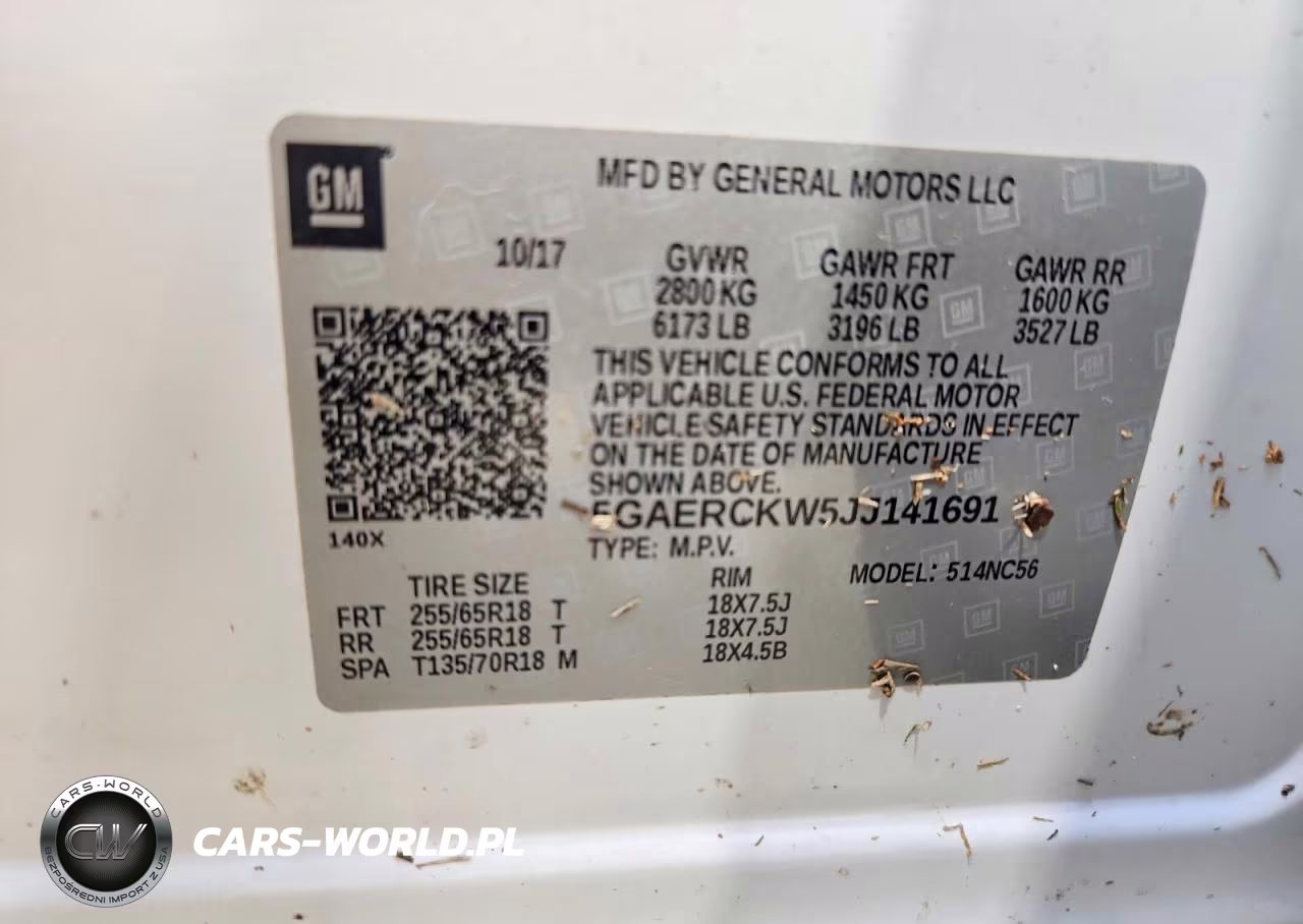 2018 Buick Enclave Premium VIN:5GAERCKW5JJ141691 - 14