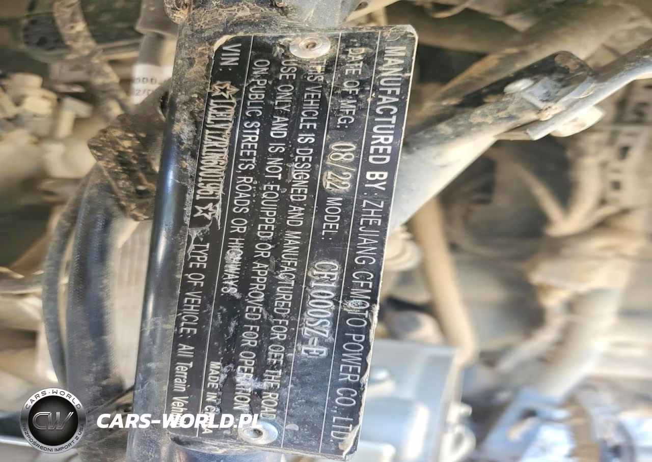 2022 Cfmoto Zforce Utility Vehicle VIN:LCELV1ZR1N6001961 - 10