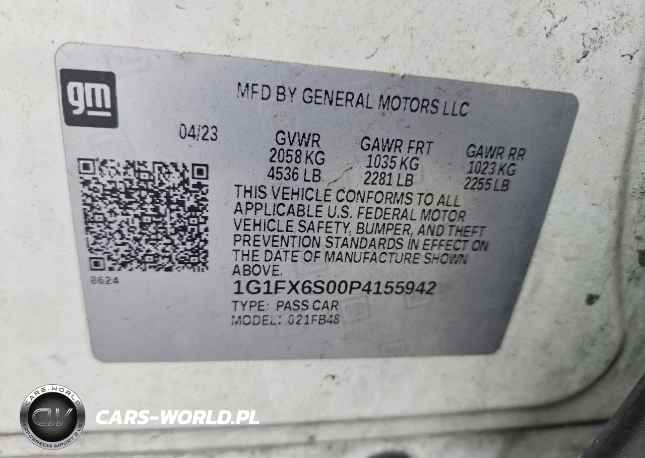 2023 Chevrolet Bolt Ev 2Lt VIN:1G1FX6S00P4155942 - 12